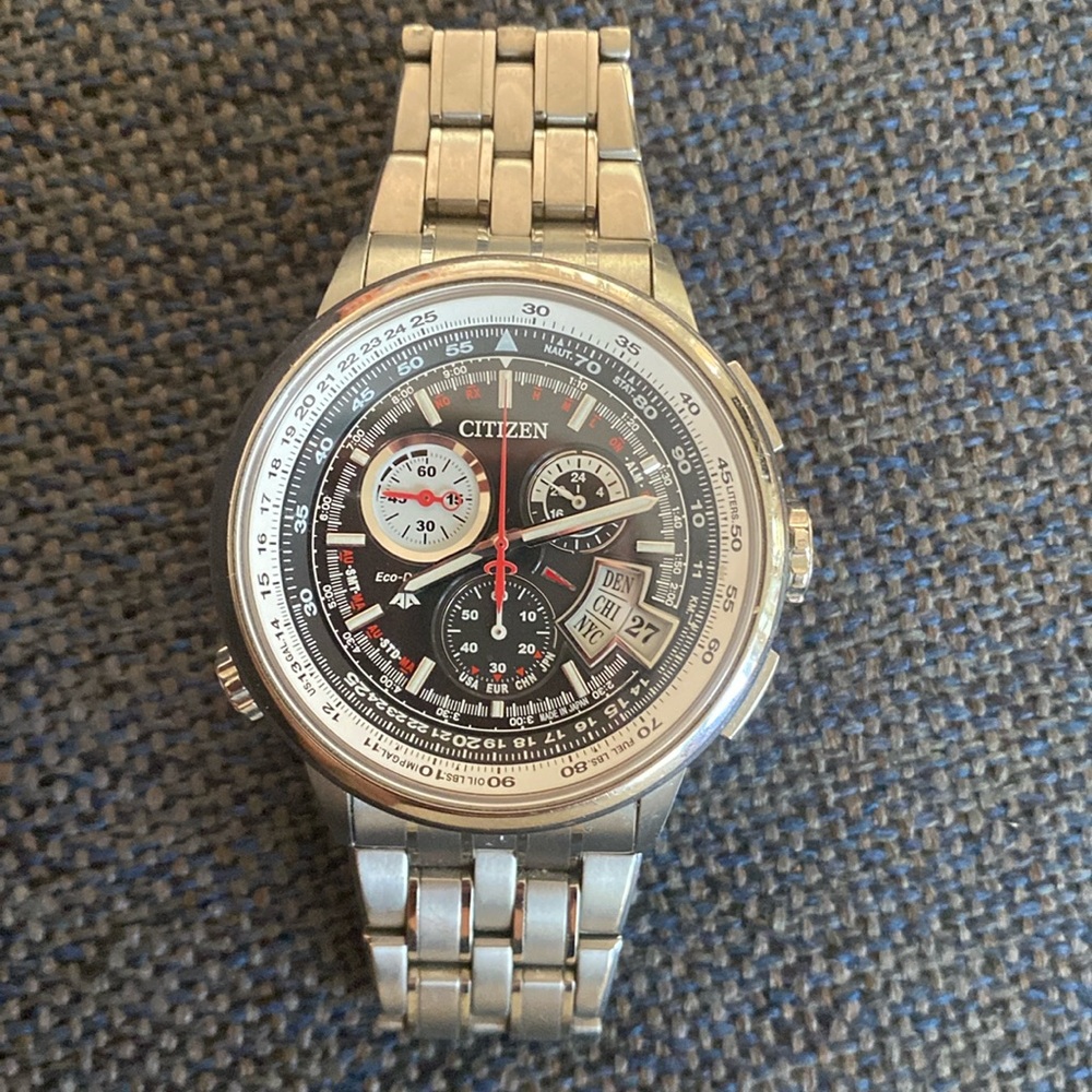 Citizen Ecodrive Titanium Chrono Watch